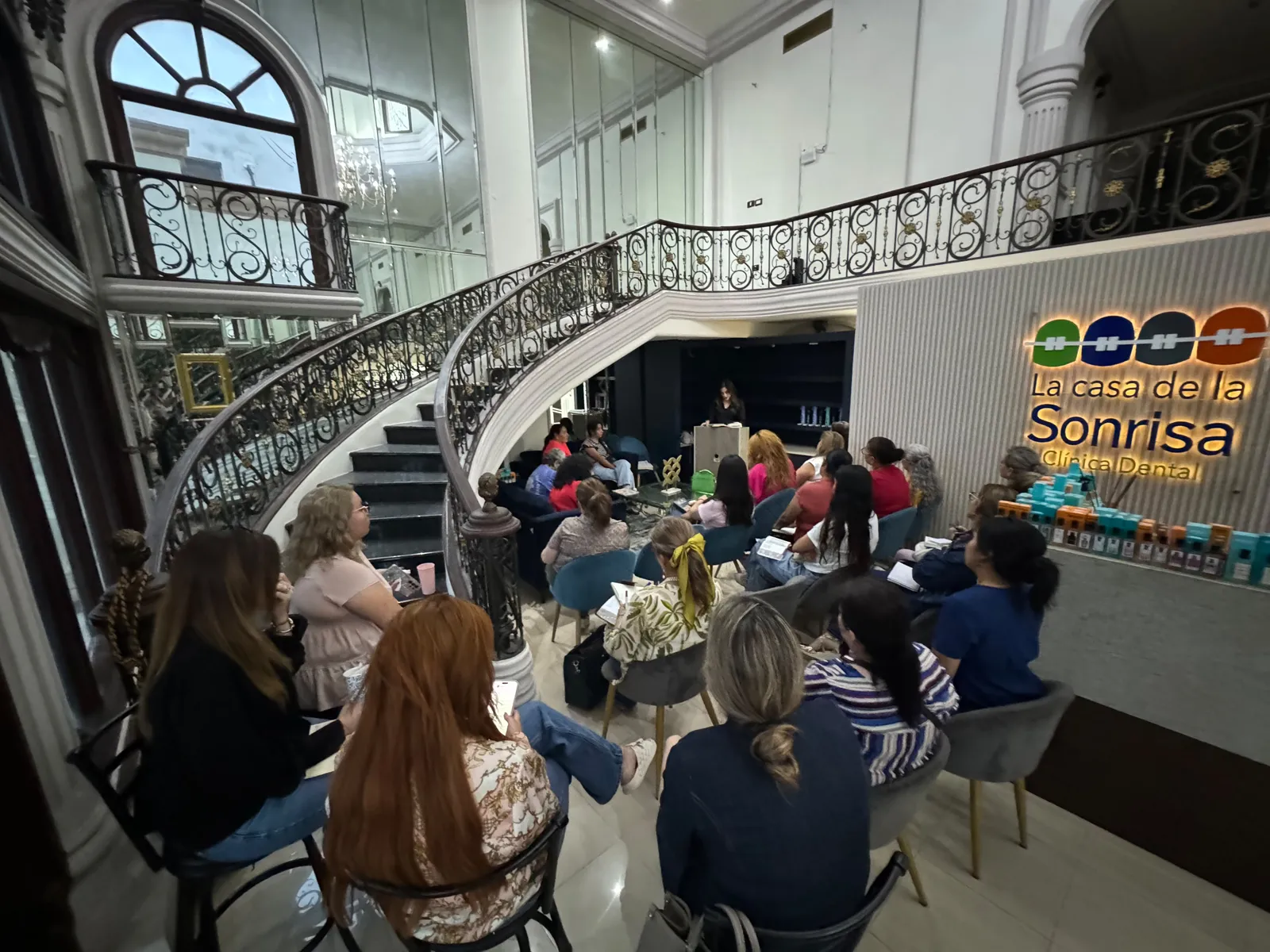 Women gathered for Bible teaching during DORCAS Mexico ministry in Matamoros